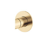 Fienza Small Diverter Button Plate Urban Brass 230018UB