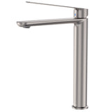 Fienza Empire Care Tall Basin Mixer Cold Start Lead Free Brushed Nickel 234107DBN-LF