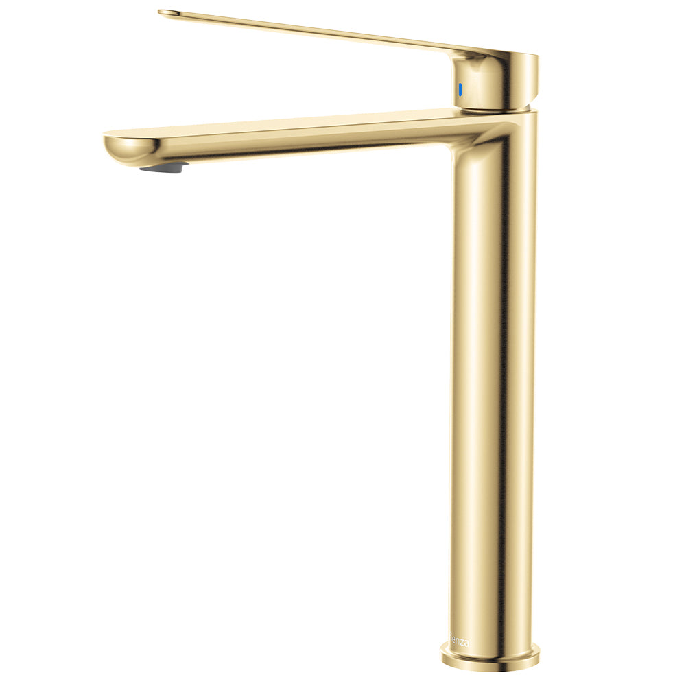 Fienza Empire Care Tall Basin Mixer Cold Start Lead Free Urban Brass 234107DUB-LF