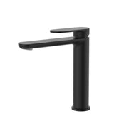 Fienza Empire Slim Medium Basin Mixer Cold Start Lead Free Matte Black 234110B-LF