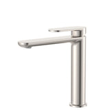 Fienza Empire Slim Medium Basin Mixer Cold Start Lead Free Brushed Nickel 234110BN-LF