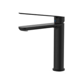 Fienza Empire Slim Care Medium Basin Mixer Cold Start Lead Free Matte Black 234110DB-LF