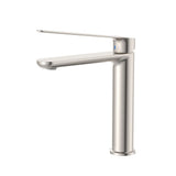 Fienza Empire Slim Care Medium Basin Mixer Cold Start Lead Free Brushed Nickel 234110DBN-LF