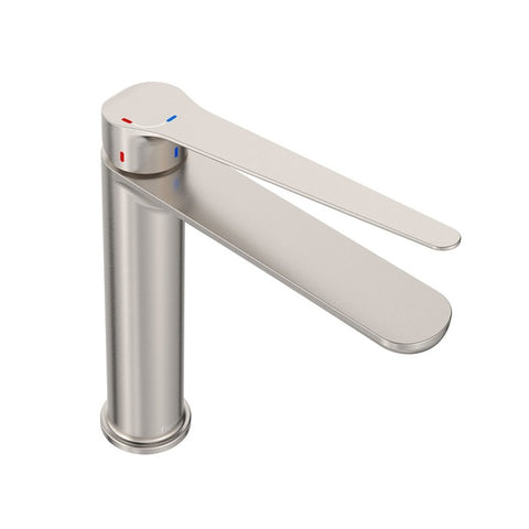 Fienza Empire Slim Care Medium Basin Mixer Cold Start Lead Free Brushed Nickel 234110DBN-LF