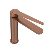 Fienza Empire Slim Care Medium Basin Mixer Cold Start Lead Free Brushed Copper 234110DCO-LF