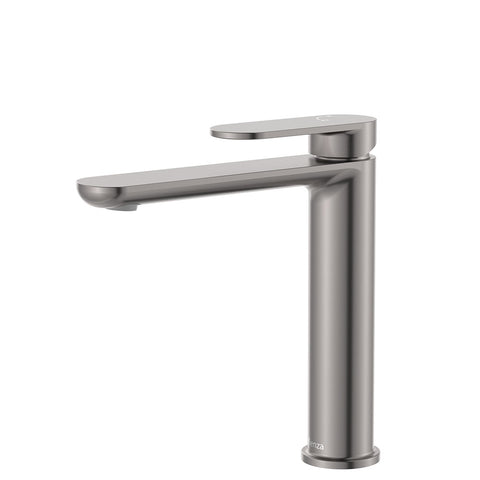 Fienza Empire Slim Medium Basin Mixer Cold Start Lead Free Gunmetal 234110GM-LF