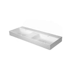 Duravit DuraSquare Basin 1200x470mm (No Taphole) No Overflow Waste Inc Glazed Under 2353120070-P