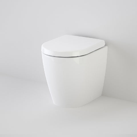 Caroma Urbane Compact Wall Face Back Inlet Pan P Trap (No Seat, Buttons, Cistern) White 839100W