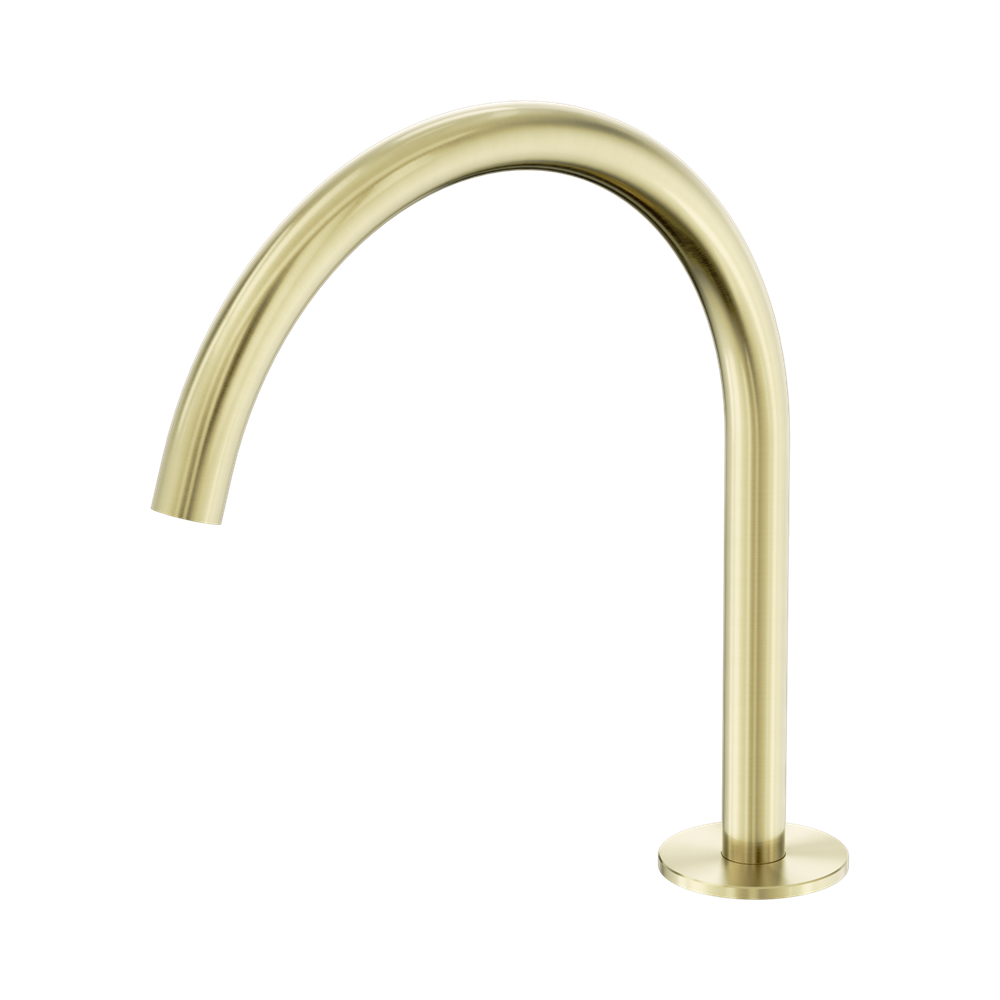 Nero Serenity Ii Arc Hob Kitchen/Bath Spout 200mm Brushed Gold 24C002BG