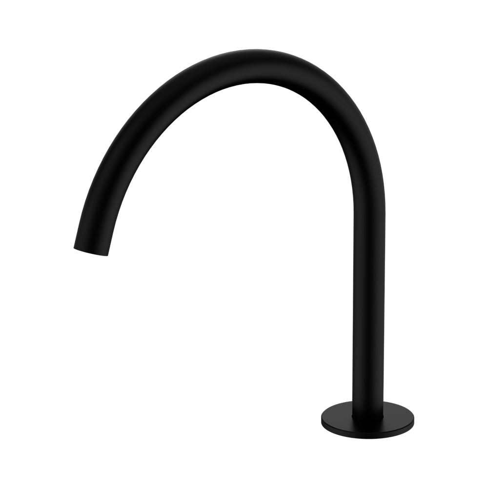 Nero Serenity Ii Arc Hob Kitchen/Bath Spout 200mm Matte Black 24C002MB