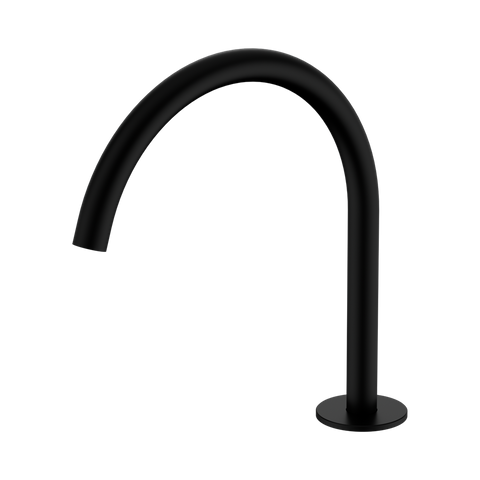 Nero Serenity Ii Arc Hob Kitchen/Bath Spout 200mm Matte Black 24C002MB
