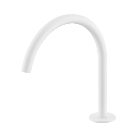 Nero Serenity Ii Arc Hob Kitchen/Bath Spout 200mm Matte White 24C002MW