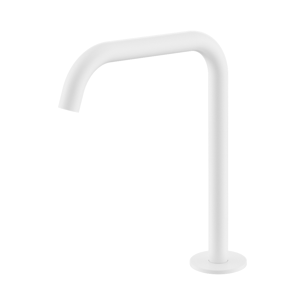 Nero Serenity Edge Hob Kitchen/Bath Spout 200mm Matte White 24C004MW