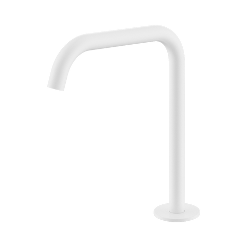 Nero Serenity Edge Hob Kitchen/Bath Spout 200mm Matte White 24C004MW