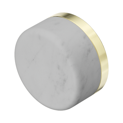 Nero Serenity Handle Carrara (Each) Brushed Gold 24C005BG