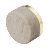 Nero Serenity Handle Rome Travertine (Each) Brushed Gold 24C008BG