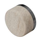 Nero Serenity Handle Rome Travertine (Each) Gunmetal 24C008GM