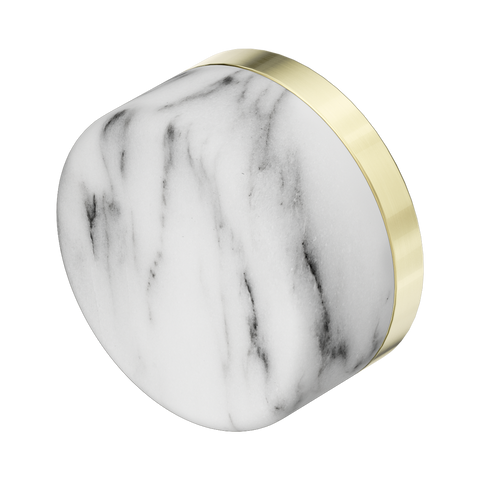Nero Serenity Handle Arabescato Corchia (Each) Brushed Gold 24C009BG