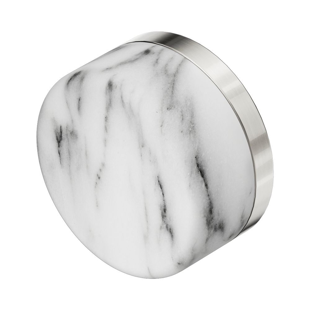 Nero Serenity Handle Arabescato Corchia (Each) Brushed Nickel 24C009BN
