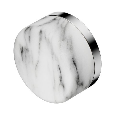 Nero Serenity Handle Arabescato Corchia (Each) Chrome 24C009CH