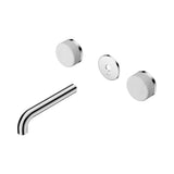 Nero Serenity Wall Basin Set 160mm Spout Trim Kit Only Carrara Handle Chrome 24D074CH