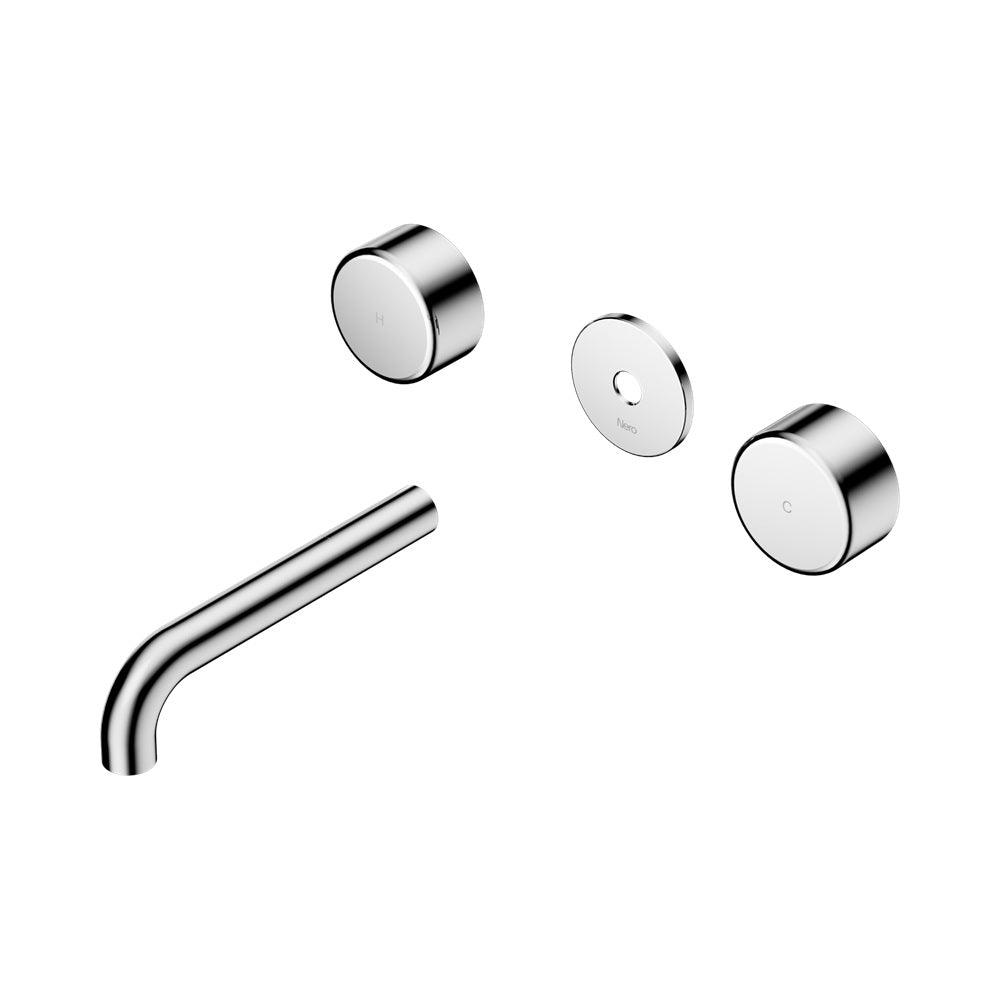 Nero Serenity Wall Basin Set 160mm Spout Trim Kit Only Metal Handle Chrome 24D079CH