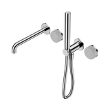 Nero Serenity Progressive Shower System 220mm Spout Slim Shower Trim Kit Only Carrara Handle Chrome 24E079CH
