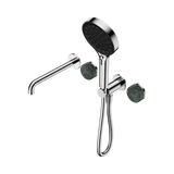Nero Serenity Progressive Shower System 220mm Spout Serenity Shower Trim Kit Only Verde Alpi Handle Chrome 24E086CH