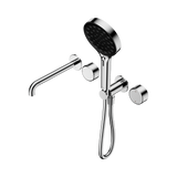 Nero Serenity Progressive Shower System 220mm Spout Serenity Shower Trim Kit Only Metal Handle Chrome 24E090CH