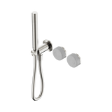 Nero Serenity Progressive Shower System Slim Shower Trim Kit Only Carrara Handle Brushed Nickel 24E091BN