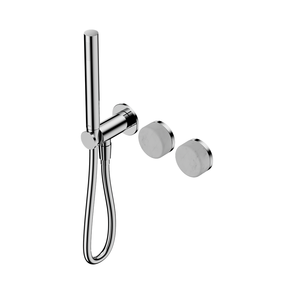 Nero Serenity Progressive Shower System Slim Shower Trim Kit Only Carrara Handle Chrome 24E091CH