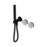 Nero Serenity Progressive Shower System Slim Shower Trim Kit Only Carrara Handle Matte Black 24E091MB