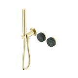 Nero Serenity Progressive Shower System Slim Shower Trim Kit Only Verde Alpi Handle Brushed Gold 24E092BG