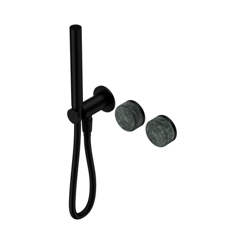 Nero Serenity Progressive Shower System Slim Shower Trim Kit Only Verde Alpi Handle Matte Black 24E092MB