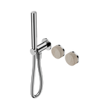 Nero Serenity Progressive Shower System Slim Shower Trim Kit Only Rome Travertine Handle Chrome 24E093CH