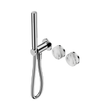 Nero Serenity Progressive Shower System Slim Shower Trim Kit Only Arabescato Corchia Handle Chrome 24E094CH