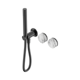 Nero Serenity Progressive Shower System Slim Shower Trim Kit Only Arabescato Corchia Handle Gunmetal 24E094GM