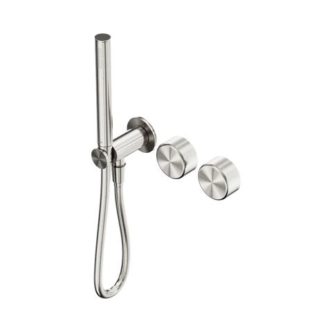 Nero Serenity Progressive Shower System Slim Shower Trim Kit Only Metal Handle Brushed Nickel 24E096BN