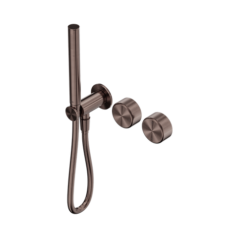 Nero Serenity Progressive Shower System Slim Shower Trim Kit Only Metal Handle Brushed Bronze 24E096BZ