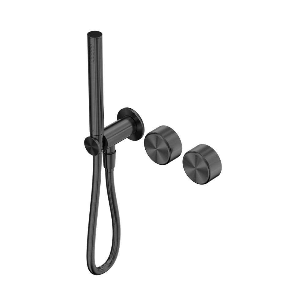Nero Serenity Progressive Shower System Slim Shower Trim Kit Only Metal Handle Gunmetal 24E096GM