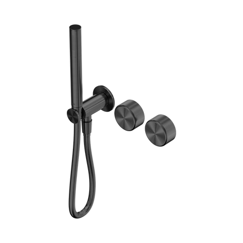 Nero Serenity Progressive Shower System Slim Shower Trim Kit Only Metal Handle Gunmetal 24E096GM