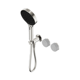 Nero Serenity Progressive Shower System Serenity Shower Trim Kit Only Carrara Handle Brushed Nickel 24E097BN