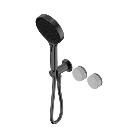Nero Serenity Progressive Shower System Serenity Shower Trim Kit Only Carrara Handle Gunmetal 24E097GM