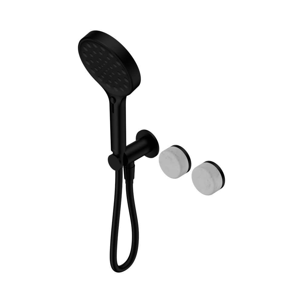 Nero Serenity Progressive Shower System Serenity Shower Trim Kit Only Carrara Handle Matte Black 24E097MB