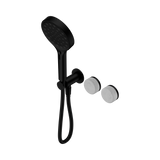 Nero Serenity Progressive Shower System Serenity Shower Trim Kit Only Carrara Handle Matte Black 24E097MB