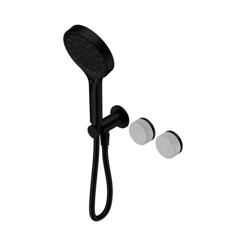 Nero Serenity Progressive Shower System Serenity Shower Trim Kit Only Carrara Handle Matte Black 24E097MB