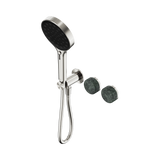 Nero Serenity Progressive Shower System Serenity Shower Trim Kit Only Verde Alpi Handle Brushed Nickel 24E098BN