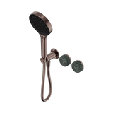 Nero Serenity Progressive Shower System Serenity Shower Trim Kit Only Verde Alpi Handle Brushed Bronze 24E098BZ