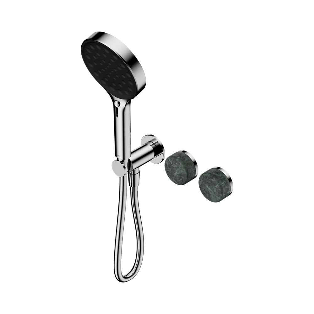 Nero Serenity Progressive Shower System Serenity Shower Trim Kit Only Verde Alpi Handle Chrome 24E098CH
