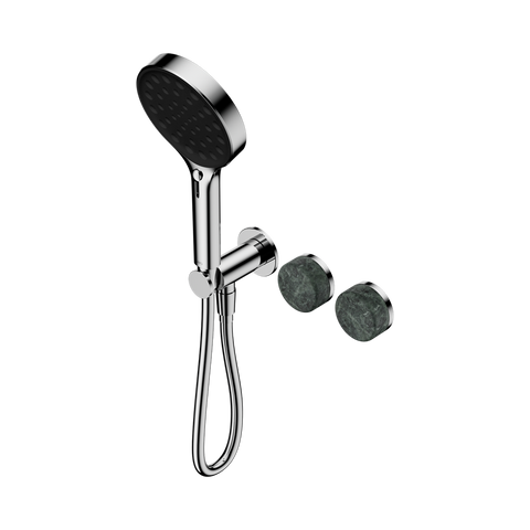 Nero Serenity Progressive Shower System Serenity Shower Trim Kit Only Verde Alpi Handle Chrome 24E098CH